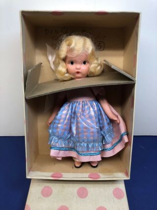 6” Vintage Nancy Ann Storybook Dolls “Little Miss,  Sweet Miss” 110 Bisque W/ Box 2