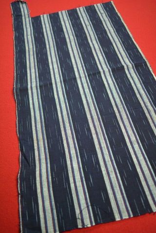 Xs21/65 Vintage Japanese Fabric Cotton Antique Boro Patch Indigo Blue Shima 30 "