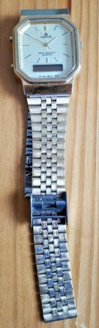 Vintage Ana - Digi Watch Lorus By Seiko V041 - 5020 Made In Japan