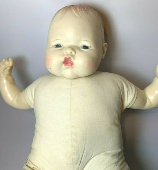 Vintage Ideal Toy Corp Doll 1983 CBS toys Thumbelina Baby Doll 3