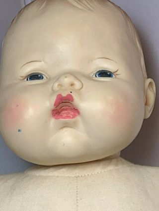 Vintage Ideal Toy Corp Doll 1983 CBS toys Thumbelina Baby Doll 8