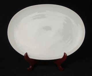1x Thomas Germany Plain White Serving Plate Meat Platter 38.  5 Cm