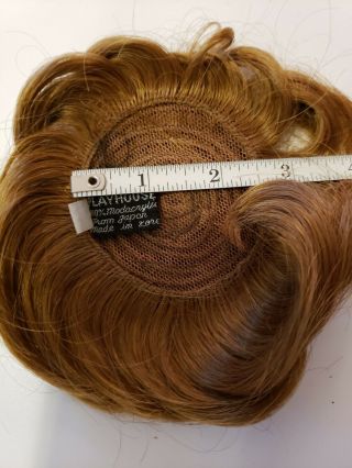Vintage Doll Wig Playhouse Synethetic For antique German French Bisque Z5 3