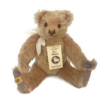 Merrythought Blonde Pure Mohair Teddy Bear Limited Edition 2500 Growler 15 "