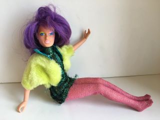 Vintage Hasbro Jem And The Holograms Misfits Clash Doll In Outfit