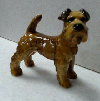 Vintage Goebel W Germany Brown Terrier Dog Figurine