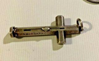 S.  Mordan & Co London Silver Miniature Cross for Propelling Pencil 2