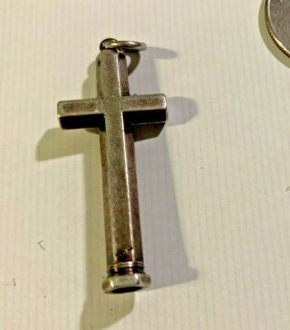 S.  Mordan & Co London Silver Miniature Cross for Propelling Pencil 3