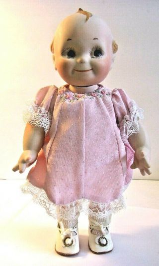 Vintage 12 " Cameo Kewpie Doll All Jointed Signed By Francis Thompson 1987
