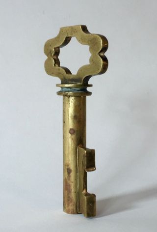 Rare Carl Aubock ' Key ' Brass Corkscrew/Bottle Opener? Austria c.  1932 5