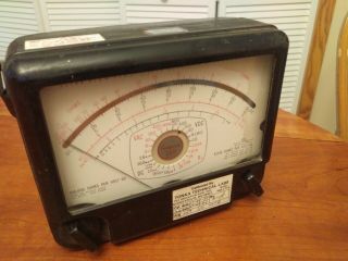 Vintage Simpson Model 269 Sensitive Volt - Ohm Micrometer Microammeter Multimeter
