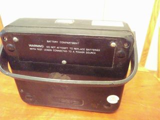 Vintage Simpson Model 269 Sensitive Volt - Ohm Micrometer Microammeter Multimeter 7