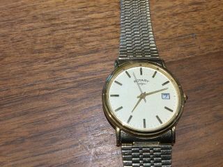 Vintage Gold Plated Rotary Quartz Watch