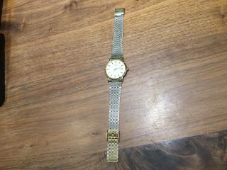 Vintage Gold Plated Rotary Quartz Watch 2