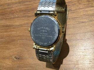 Vintage Gold Plated Rotary Quartz Watch 4
