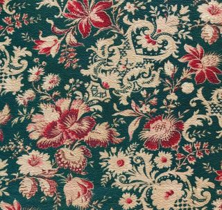 19th Century French Napoleon Iii Linen Cotton C1870 272.