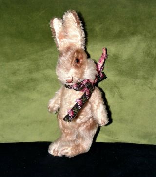 Vintage STEIFF NIKI BUNNY RABBIT 5 way jointed mohair Highly Collectible 3