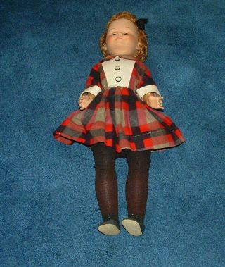 Vintage - 22 " Betsy Mccall Doll With Dress,  Shoes,  And Leggings 1960 