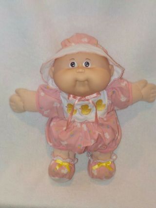 12 " Bald Cabbage Patch Baby Doll Dressed In Clothes