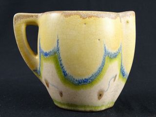 Fine Antique Japanese Art Deco Pottery Jug Made In Japan C1920s