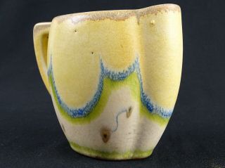 Fine Antique Japanese Art Deco Pottery Jug Made in Japan c1920s 2