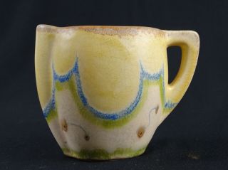 Fine Antique Japanese Art Deco Pottery Jug Made in Japan c1920s 4
