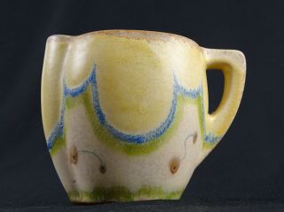 Fine Antique Japanese Art Deco Pottery Jug Made in Japan c1920s 5