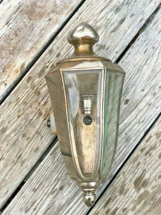 Antique Pierce Arrow Motor Car Brass Automobile Lamp Light Lantern