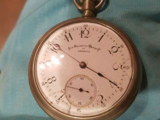 Old Paillard Hamilton? Non - Magnetic Watch Co Of America Pocket Watch,  Clear Back