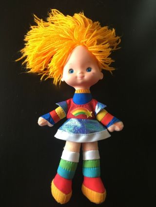 Rainbow Brite Doll Yarn Hair Soft Body 1983 Hallmark Mattel 11 " Tall Vintage