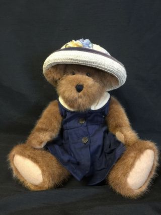 Vintage Boyds Bears Plush Stuffed Teddy Maris Q.  Yachtley 1988 2001 Too Cute