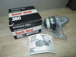Vintage Large South Bend Classic Ii 360 Fishing Spinning Reel Nos