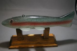 Rainbow Trout Weighted Fish Decoy By Hennes Johnson