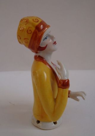 Half doll Figurine Mata Hari Sexy Half Doll Pincushion Arms Away Art Deco Style 3