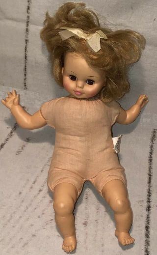Vintage Horsman Doll - Soft Body,  Sleepy Brown Eyes C.  1968