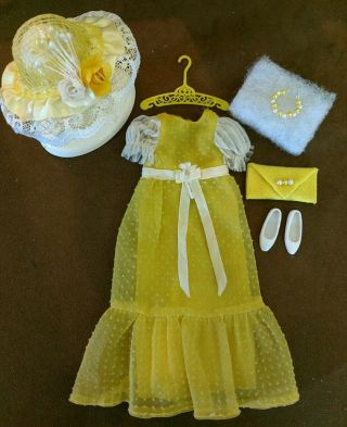 Vintage Barbie Skipper Best Buy Yellow Polka Dot Dress