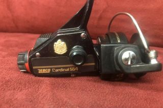 ZEBCO CARDINAL 554 Hi Speed Spinning Fishing Reel PERFORMS FLAWLESSLY 790302 3