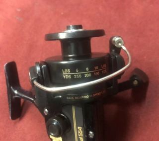 ZEBCO CARDINAL 554 Hi Speed Spinning Fishing Reel PERFORMS FLAWLESSLY 790302 8