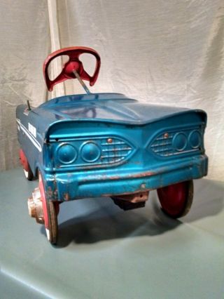 Antique/ Pedal Car/blue Dart Measure13 1/2 " W,  2 Ft 7 " L,  11 1/2 " Height