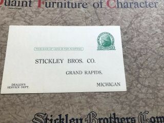 1927 Spring Stickley Brothers - Arts and Crafts Quaint furniture 4