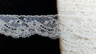Antique Cluny Cotton Lace Dress Fabric Edging Underwear Trim Lingerie Petticoat
