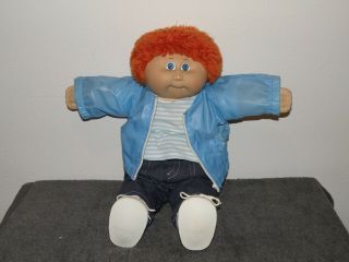 Vintage Cabbage Patch Kids Doll Boy With Red Hair - 1983
