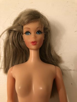 Vintage Silver Ash Blonde Twist ’n Turn Tnt Barbie Doll
