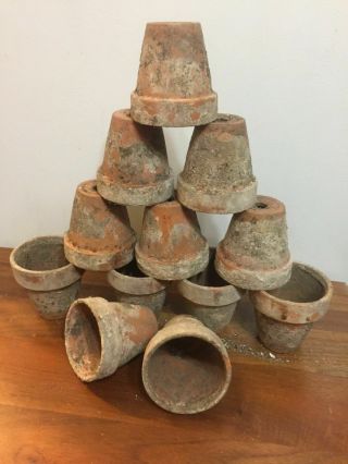 Antiqued Terra Cotta Pot Clay Ceramic Pottery Planter Succulent Flower Pots