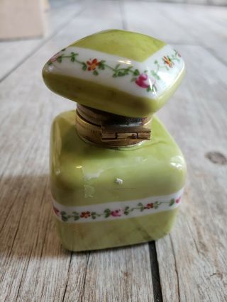 304 Vintage Antique Snuff Scent Powder Jar Vanity limoges 5