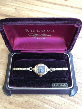 Vintage Bulova 14 Kt Woman’s Watch