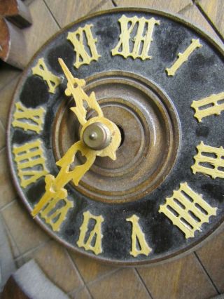 vintage Antique Black Forest Cuckoo Clock Hand Carved Birds Repair/ Parts,  BL5 2