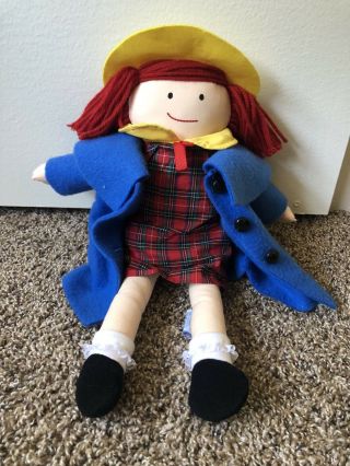 Madeline Doll Plush By Eden 15 " 1994 All -