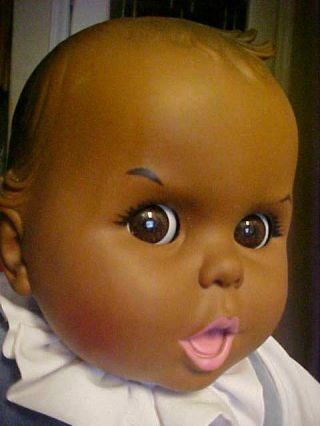 VINTAGE 1979 GERBER AFRICAN AMERICAN BABY DOLL 17 