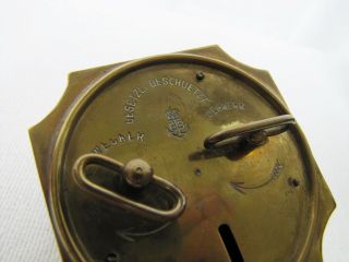 Antique German GB,  GUSTAV BECKER Alarm clock 6